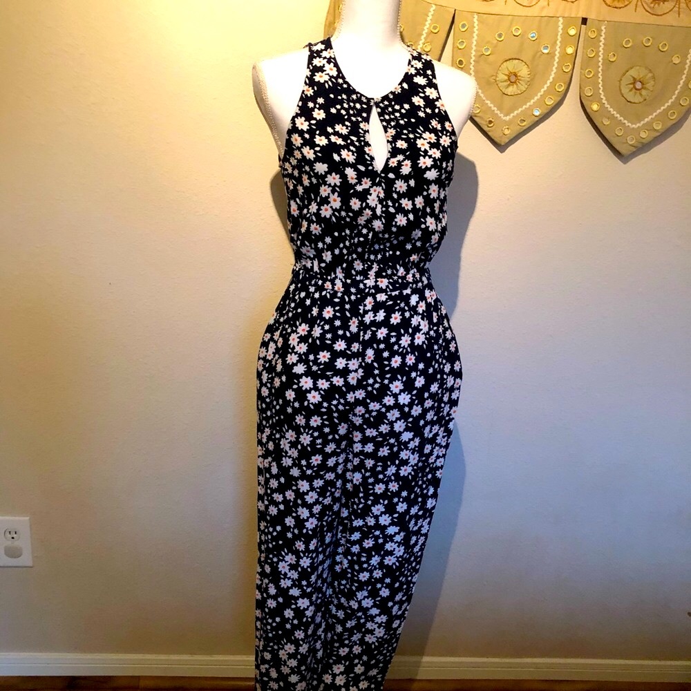 Minkpink navy floral jumper